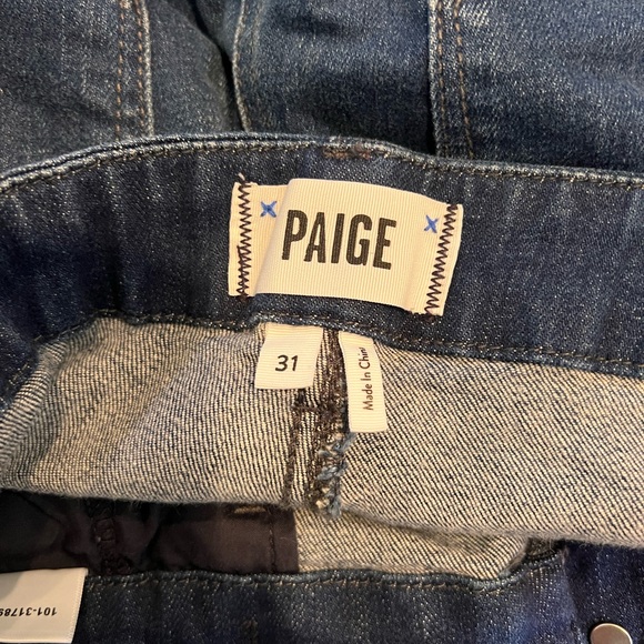 PAIGE denim! Carly Wide Leg Crop Jeans in Roya. Sz: 31 - Picture 5 of 7